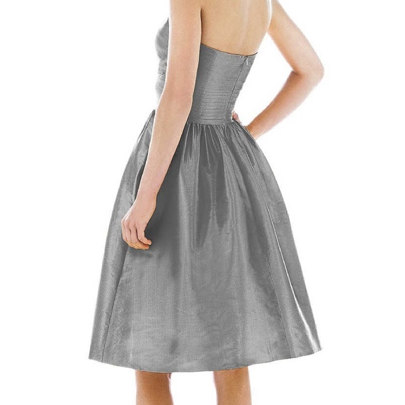 ALFRED SUNG STYLE IN FRENCH GRAY DRESS NWT - Picture 3 of 3